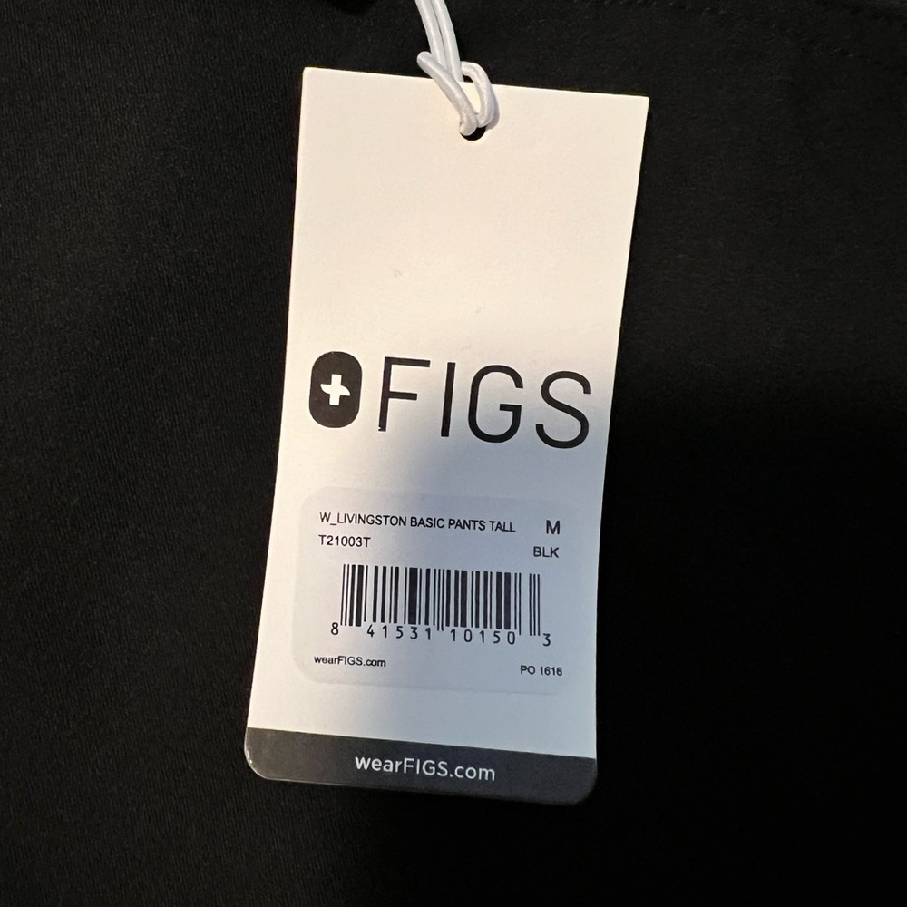 MEDIUM BLACK FIGS PANTS